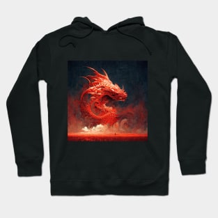 colorful painting of great design for dragons lovers Hoodie